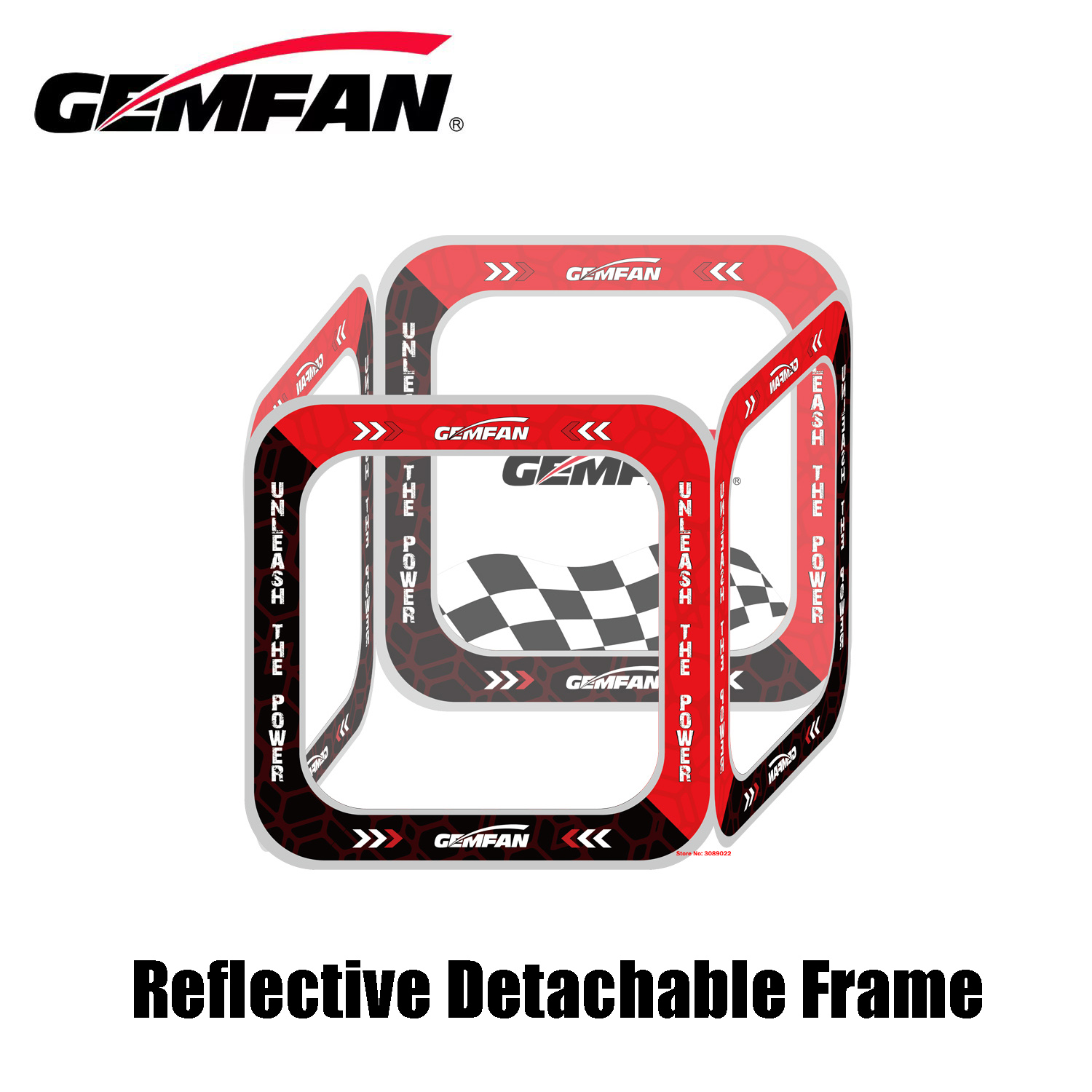 GEMFAN-FPVレースキューブゲート,レーシングアーチ, - Drone Racing Flag のレビューと価格